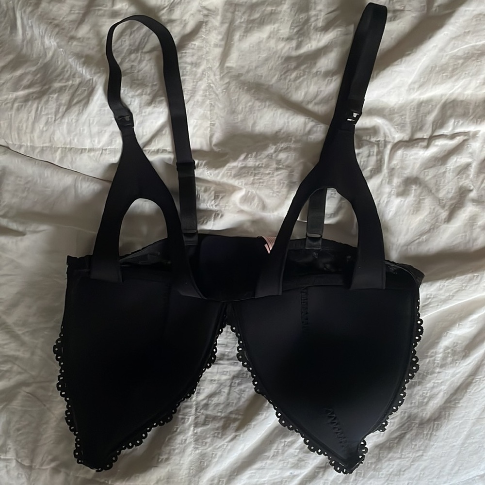 Black Lace Nursing Bra - Picture 3 of 3